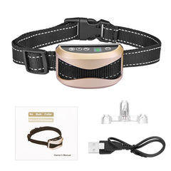 LemonBest Anti Bark Collar No Barking Training Electric Shock Vibration Puppy Pet Dog Training Collar Belt With 7 Levels Shock