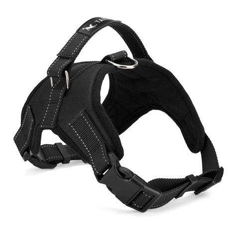 Large Dog Harness Padded Chest Strap Heavy Duty with Handle Comfortable for Labrador Golden Retriever Samoyed Husky Dogs-L